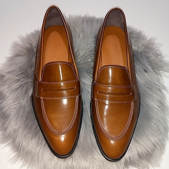 Everlane Shoes - Everlane | Cognac Modern Penny Loafer - Size 10